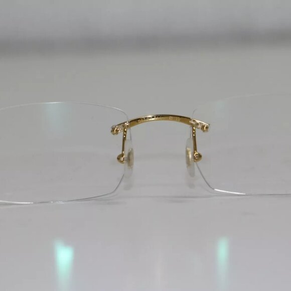 CARTIER Rimless Gold Frame CT0006RS-001 Cat2 Sunglasses - Picture 6 of 11
